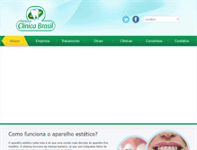 Tablet Screenshot of clinicabrasildentistas.com.br